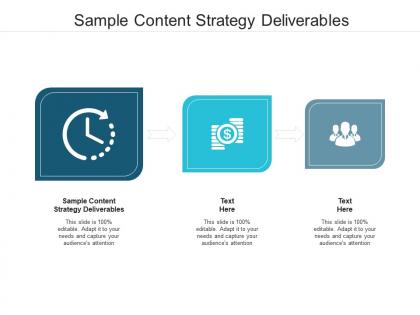 Sample content strategy deliverables ppt powerpoint presentation slides graphics example cpb