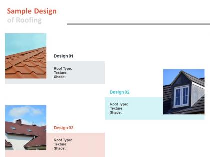 Sample design of roofing ppt powerpoint presentation model deck