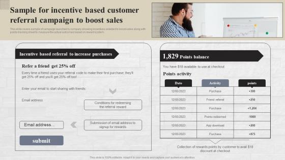 Sample For Incentive Based Customer Referral Marketing Strategies To Reach MKT SS V
