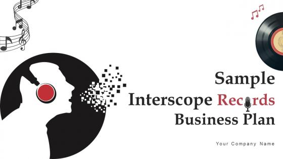 Sample Interscope Records Business Plan Powerpoint Presentation Slides
