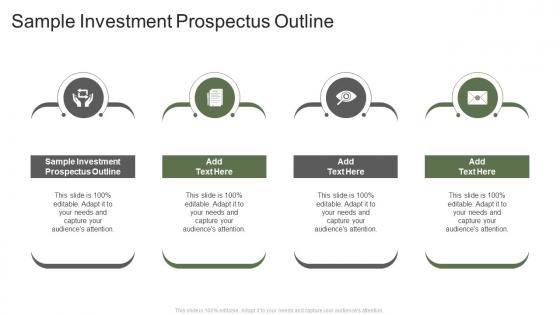Sample Investment Prospectus Outline In Powerpoint And Google Slides Cpb