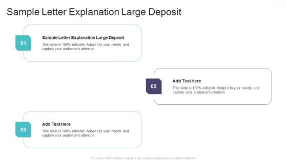 Sample Letter Explanation Large Deposit In Powerpoint And Google Slides Cpb