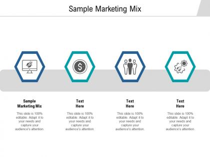 Sample marketing mix ppt powerpoint presentation slides background designs cpb