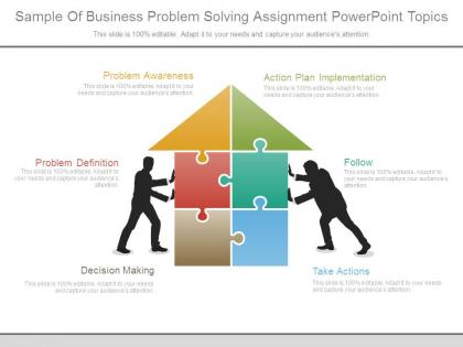 Sample of business problem solving assignment powerpoint topics Sample of business problem solving assignment powerpoint topics