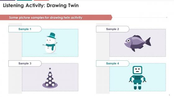 Sample Picture For Drawing Twin Activity Training Ppt