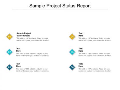 Sample project status report ppt powerpoint presentation gallery design inspiration cpb