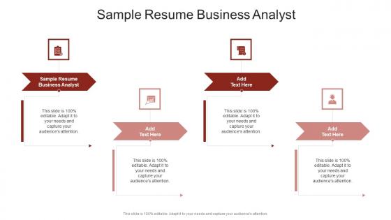 Sample Resume Business Analyst In Powerpoint And Google Slides Cpb
