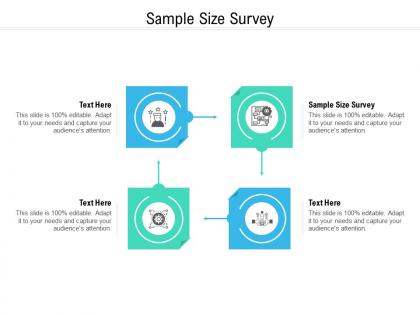 Sample size survey ppt powerpoint presentation icon example introduction cpb