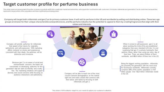 Sample Tom Ford Perfume Business Plan Target Customer Profile For Perfume Business BP SS V