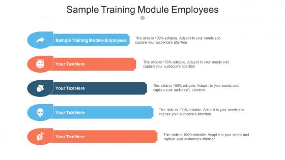 Sample Training Module Employees Ppt Powerpoint Presentation Styles Show Cpb