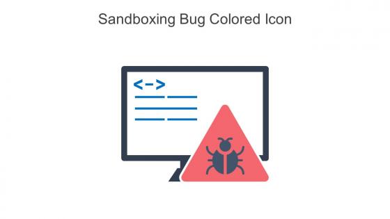 Sandboxing Bug Colored Icon In Powerpoint Pptx Png And Editable Eps Format
