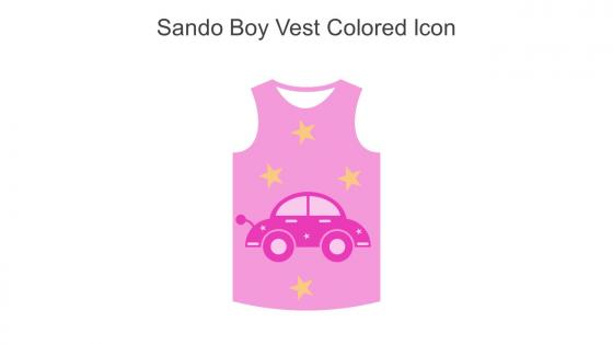 Sando Boy Vest Colored Icon In Powerpoint Pptx Png And Editable Eps Format