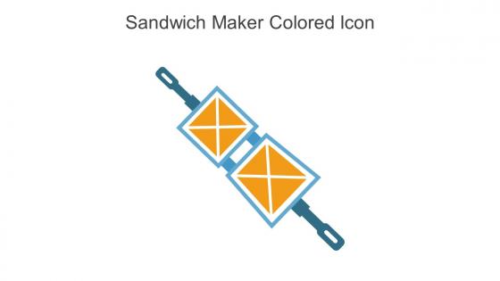 Sandwich Maker Colored Icon In Powerpoint Pptx Png And Editable Eps Format