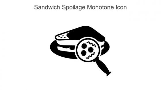 Sandwich Spoilage Monotone Icon In Powerpoint Pptx Png And Editable Eps Format
