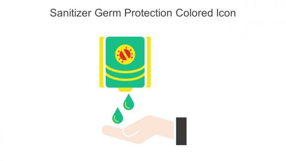 Sanitizer Germ Protection Colored Icon In Powerpoint Pptx Png And Editable Eps Format