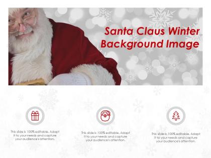 Santa claus winter background image