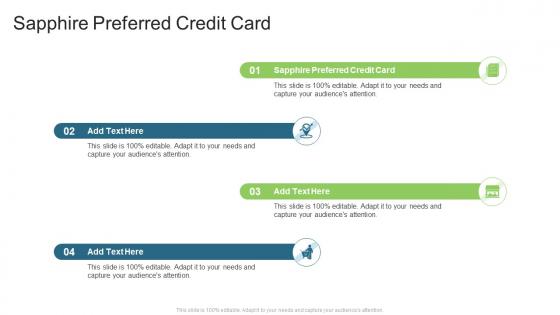 Sapphire Preferred Credit Card In Powerpoint And Google Slides Cpb