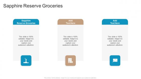 Sapphire Reserve Groceries In Powerpoint And Google Slides Cpb