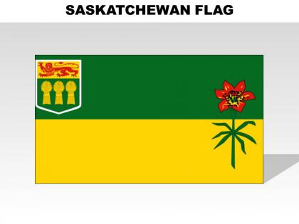 Saskatchewan country powerpoint flags