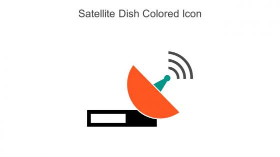 Satellite Dish Colored Icon In Powerpoint Pptx Png And Editable Eps Format