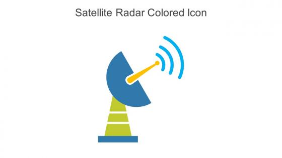 Satellite Radar Colored Icon In Powerpoint Pptx Png And Editable Eps Format