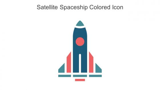 Satellite Spaceship Colored Icon In Powerpoint Pptx Png And Editable Eps Format