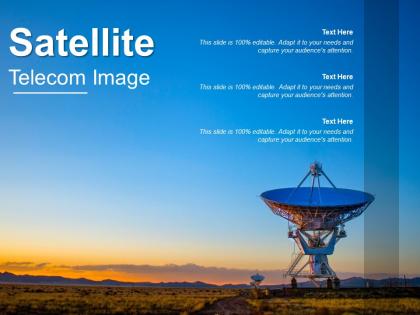 Satellite telecom image