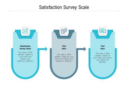 Satisfaction survey scale ppt powerpoint presentation show outline cpb