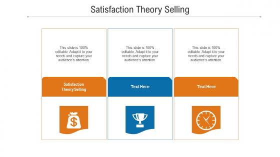 Satisfaction theory selling ppt powerpoint presentation infographics influencers cpb