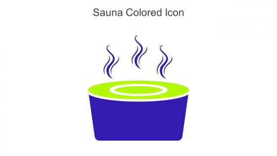 Sauna Colored Icon In Powerpoint Pptx Png And Editable Eps Format