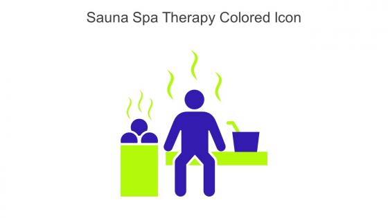 Sauna Spa Therapy Colored Icon In Powerpoint Pptx Png And Editable Eps Format