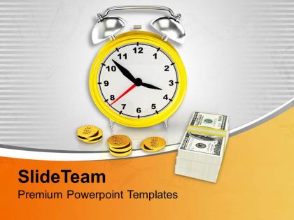 Save time and money financial business powerpoint templates ppt themes and graphics 0313