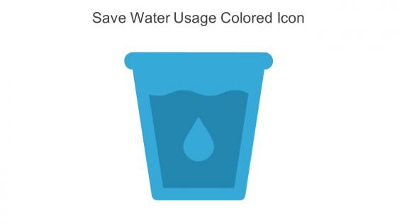 Save Water Usage Colored Icon In Powerpoint Pptx Png And Editable Eps Format