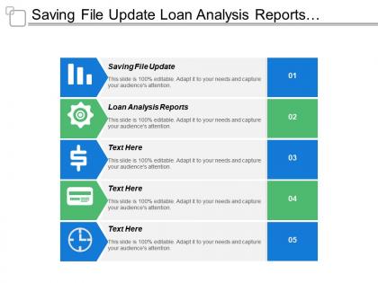 Saving file update loan analysis reports customer statements