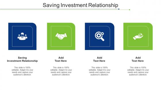 Saving Investment Relationship Ppt Powerpoint Presentation Portfolio Cpb