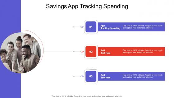 Savings App Tracking Spending In Powerpoint And Google Slides Cpb
