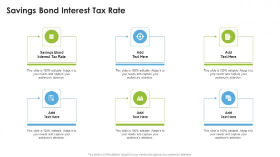 Savings Bond Interest Tax Rate In Powerpoint And Google Slides Cpb