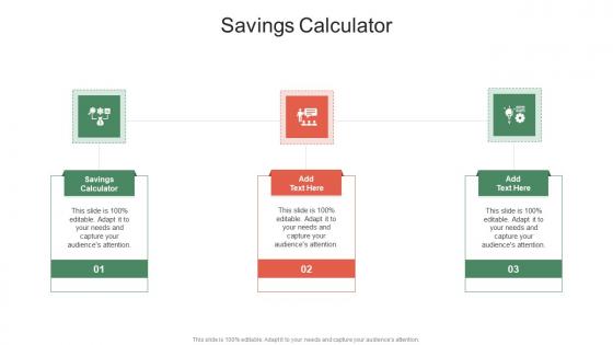 Savings Calculator In Powerpoint And Google Slides Cpb
