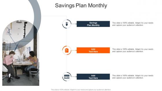 Savings Plan Monthly In Powerpoint And Google Slides Cpb