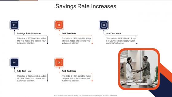 Savings Rate Increases In Powerpoint And Google Slides Cpb