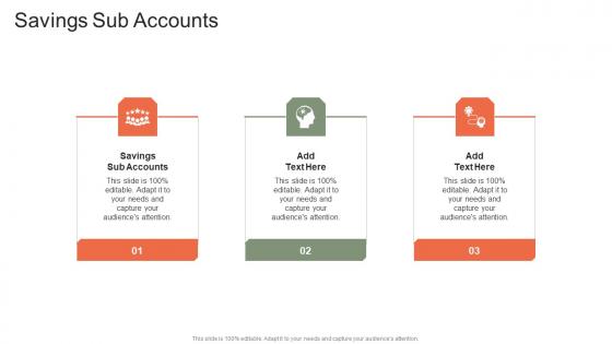 Savings Sub Accounts In Powerpoint And Google Slides Cpb
