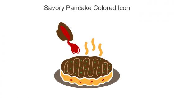 Savory Pancake Colored Icon In Powerpoint Pptx Png And Editable Eps Format