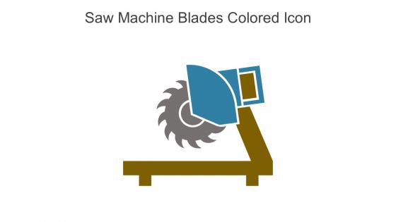 Saw Machine Blades Colored Icon In Powerpoint Pptx Png And Editable Eps Format