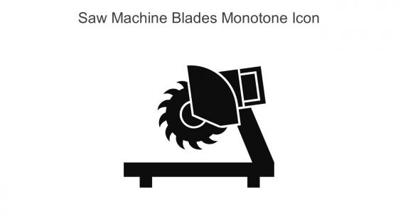 Saw Machine Blades Monotone Icon In Powerpoint Pptx Png And Editable Eps Format