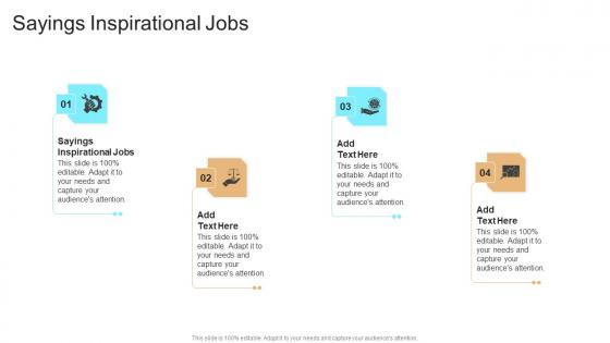 Sayings Inspirational Jobs In Powerpoint And Google Slides Cpb
