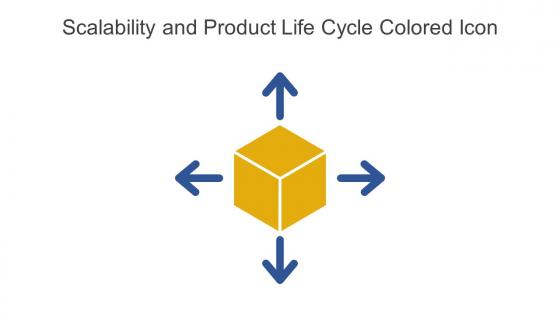 Scalability And Product Life Cycle Colored Icon In Powerpoint Pptx Png And Editable Eps Format