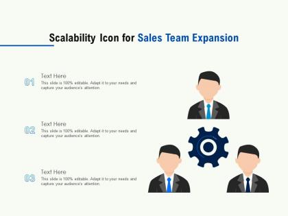 Scalability icon for sales team expansion