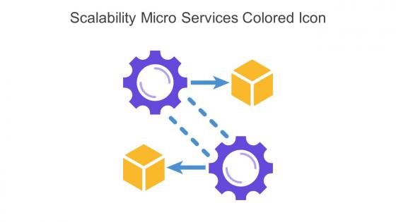 Scalability Micro Services Colored Icon In Powerpoint Pptx Png And Editable Eps Format