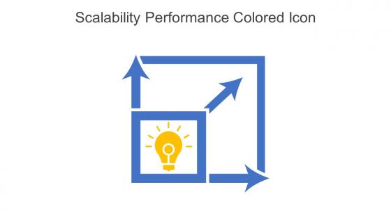 Scalability Performance Colored Icon In Powerpoint Pptx Png And Editable Eps Format