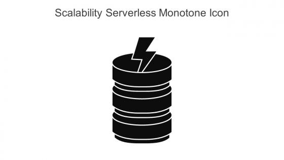 Scalability Serverless Monotone Icon In Powerpoint Pptx Png And Editable Eps Format
